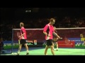 Men's Doubles FINAL Game 1 Rasmussen DEN V Mogensen DEN Yonex All England 2010