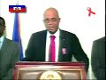 President Martelly Return From Caracas,Venezuela 12/4/2011