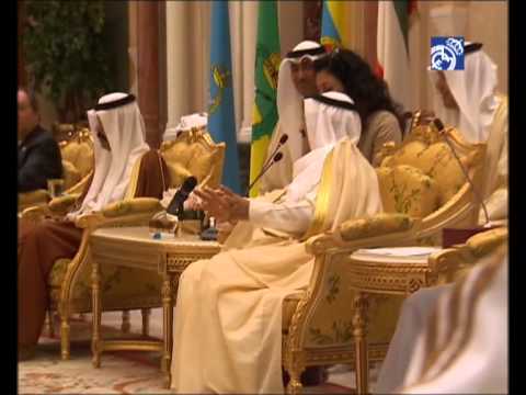 Recepción oficial del Real Madrid con el emir de Kuwait
