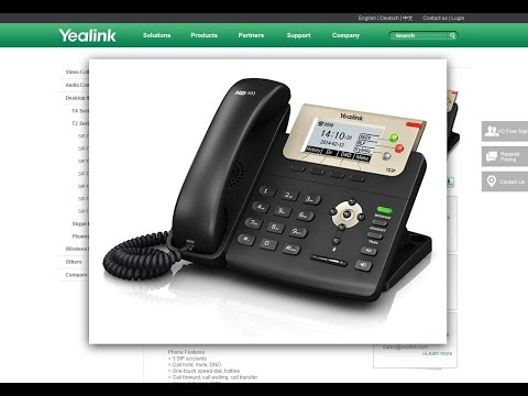 VoIP-Telefon Yealink an AVM Fritz!Box anmelden