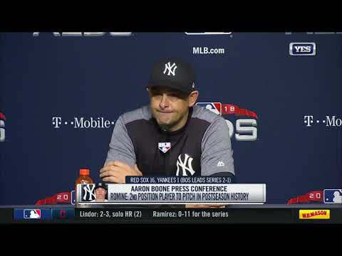 Video: Aaron Boone on the Yankees 16-1 loss to Boston