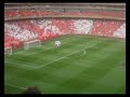 Arsene Wenger hits the post
