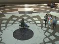 one legged man takes to the mall
