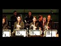 barcelona jazz orquestra
dani alonso trombon y direccio

solos ignaci terrassa piano
roqui albero trompeta (8 compases)
frank wess saxo tenor
xavier figuerola saxo tenor
joan chamorro saxo baritono ( 8 compases)

 saxos
victor de diego 
juli aimy
pep pascual 
xavier figuerola 
joan chamorro 

trompetes: 
iv� oll� 
dennis hern�ndez 
roqui albero 
juan de diego. 

trombons: 
jordi gim�nez 
josep tutusaus
sergi verg�s. 

piano: ignaci terrassa
contrabaix: manel �lvarez 
bater�a: jean pierre derouard 


san sebastian
festival de jazz
