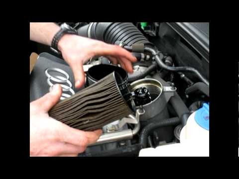how to change oil on audi