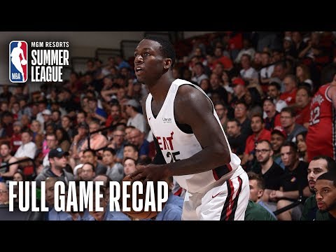 Video: JAZZ vs HEAT | Nunn, Robinson Combine For 44 In Win | MGM Resorts NBA Summer League