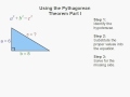 Using the Pythagorean Theorem Part I
