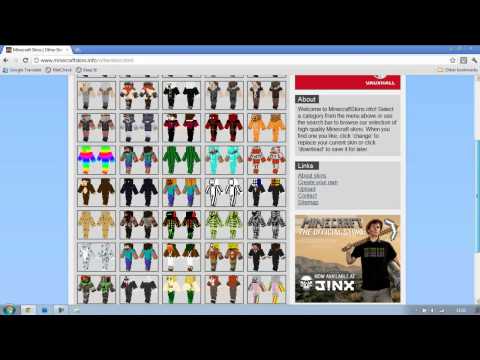 how to change how u look in minecraft