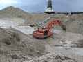 Hitachi 800 & B&E1250 dragline Working Hitachi 800 & B&E1250 dragline Working
