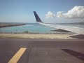 Plane Landing to Hawaii at Day Light