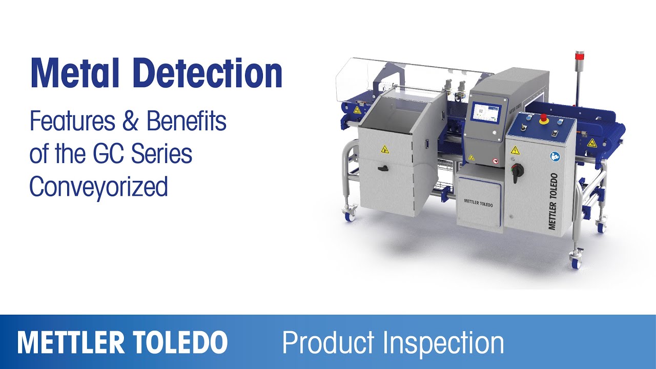 GC Series Metal Detection Conveyors - Product - METTLER TOLEDO Product Inspection - EN