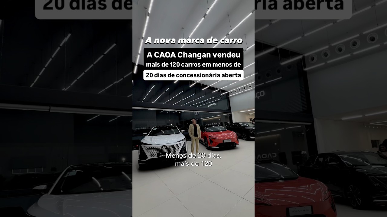 A CAOA Changan vendeu mais de 120 carros em menos de 20 dias
