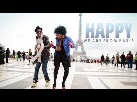 Paris - First remake, initiators of an INTERNATIONAL Happiness ! Original idea Tania @theAustralis Directed by @RohanHoussein | http://facebook.com/Rohanhoussein Join the #1 world source about Pharrell...
