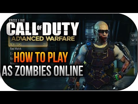 how to get zombie skin on advanced warfare