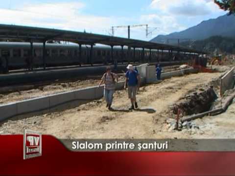 Slalom printre şanţuri