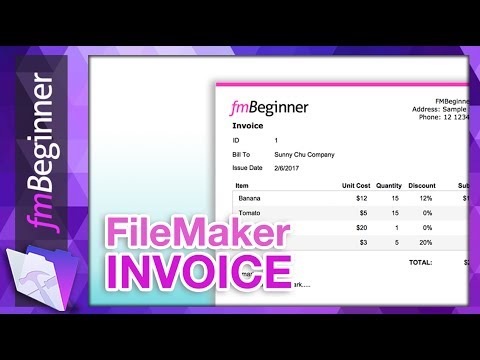 FileMaker Invoice Example