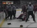 Mark Giordano vs Daniel Carcillo Oct 25, 2008
