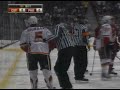 Mark Giordano vs Daniel Carcillo Oct 25, 2008
