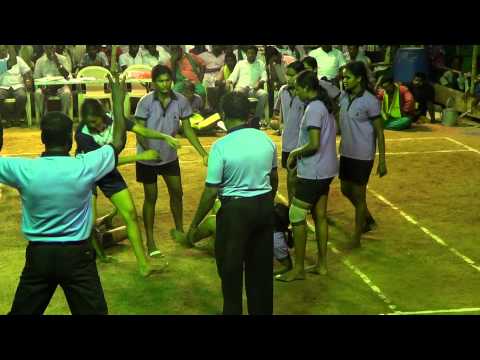 South zone kabaddi vivekananda college vs SMC otc