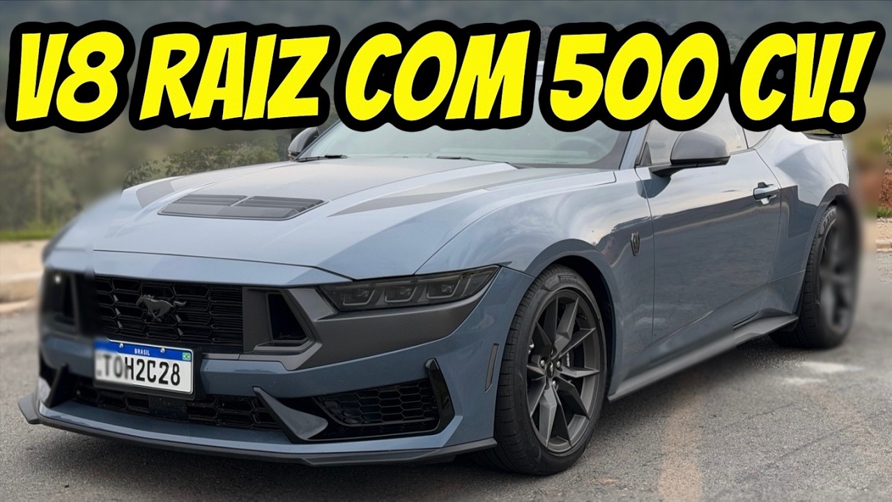 NOVO Ford Mustang Dark Horse: V8 RAIZ com MAIS DE 500 CAVALOS! Simplesmente INSANO!