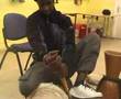 Djembe skinning by Vieux Bakayoko