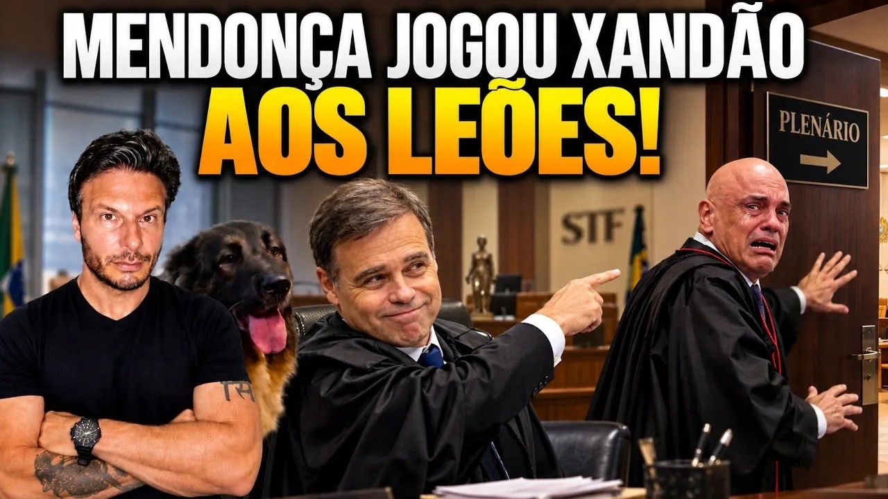 ESCALOU ANDRÉ MENDONÇA DOBRA A APOSTA E JOGA XANDÃO AOS LEÕES!