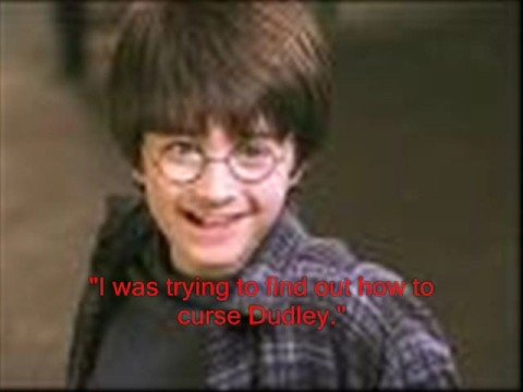 i thought it would be cool to take all the funny parts in the Harry Potter books and put them into a movie. so that what i did. this took me about a month funny harry potter quotes. i thought it would be cool to take all the funny parts in the Harry Potter books and put them into a movie. so that what i did. this took me about a month