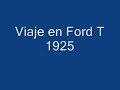Paseo en Ford modelo T 1925