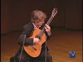eliot fisk performing enrique granados' danza espanola no. 5 at the new york guitar festival's third biennial guitar marathon at the 92nd street y's kaufman auditorium.