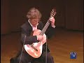 eliot fisk performing enrique granados' danza espanola no. 5 at the new york guitar festival's third biennial guitar marathon at the 92nd street y's kaufman auditorium.