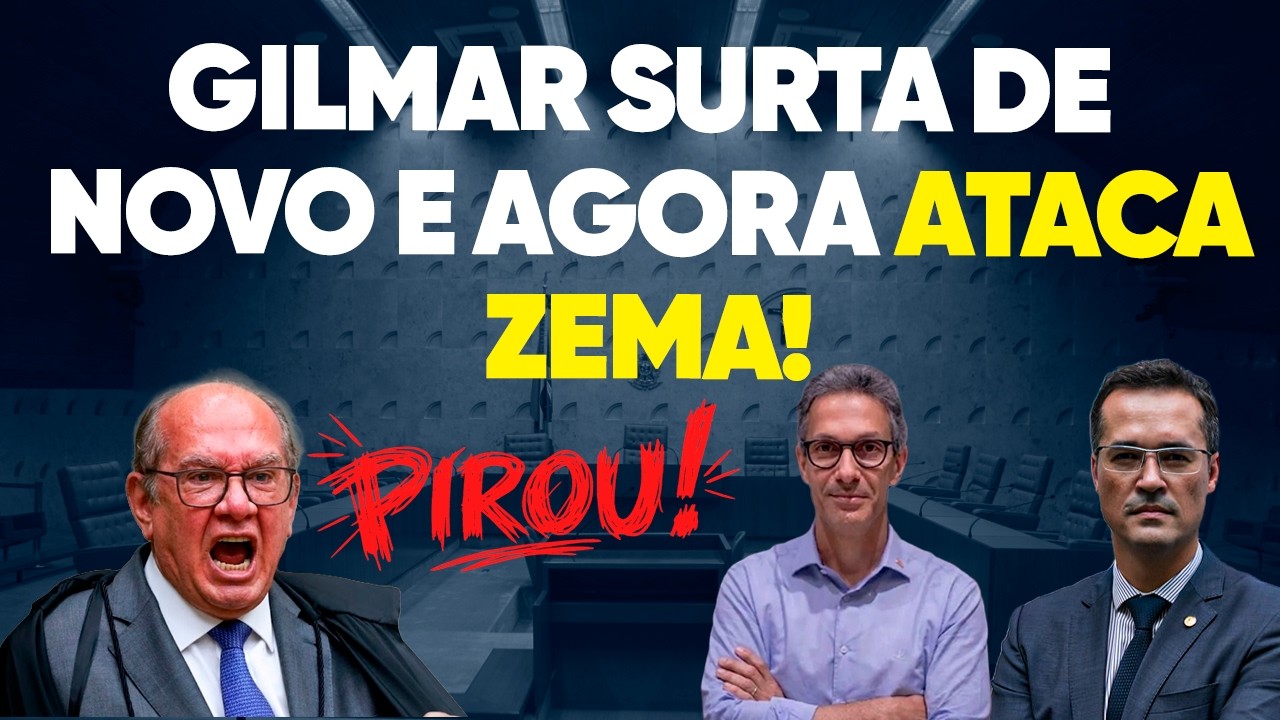 Gilmar SURTA DE NOVO e agora ataca Zema!