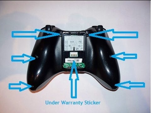 how to open xbox 360 controller
