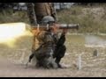 USMC M136 AT4 Anti-tank rockets and SMAW live fire