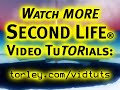 creating   uploading animations   second life video tutorial
