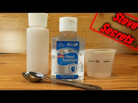 how to isolate alcohol from hand sanitizer
