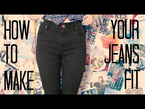 how to fit jeans