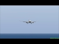 Emirates A330-200 landing at Male International