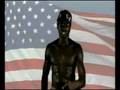 Chris is cheering for U. S. A.