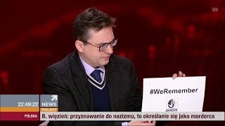 Rafał Pankowski o Międzynarodowym Dniu Pamięci o Holokauście i akcji #WeRemember, 27.01.2019.