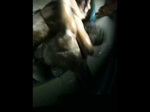 mud wrestling ripping clothes off