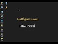 Görüntülü Html Dersi Görüntülü Html Dersi