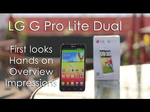 LG G Pro Lite First Looks & Hands On Overview