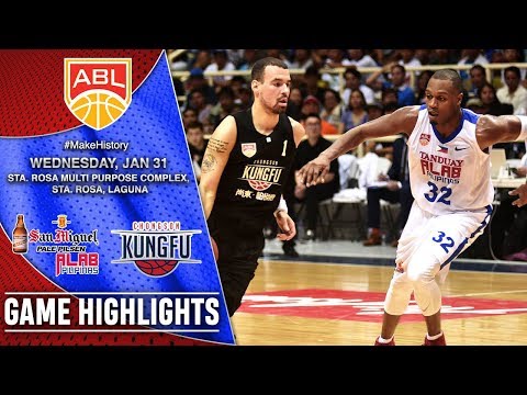 Tanduay Alab Pilipinas vs Chong Son Kung Fu | HIGHLIGHTS | 2017-2018 ASEAN Basketball League