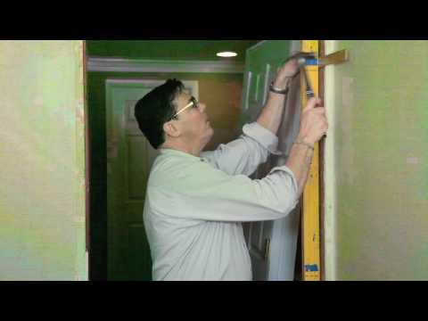 how to hang a door
