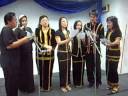 Kadazan class singing Sayang Kinabalu
