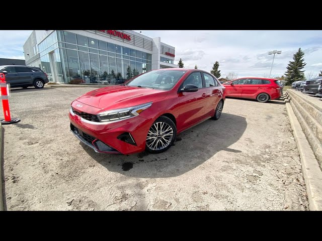 2023 Kia Forte GT-Line Leather Seats |  Sunroof | Backup Camera  in Cars & Trucks in Red Deer