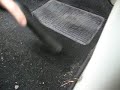 Vacuuming my car