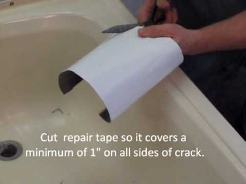 how to patch acrylic bathtub