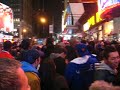 Ole ole ole - Giants fans at Times Square Ole ole ole - Giants fans at Times Square