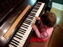 Ella on the Piano